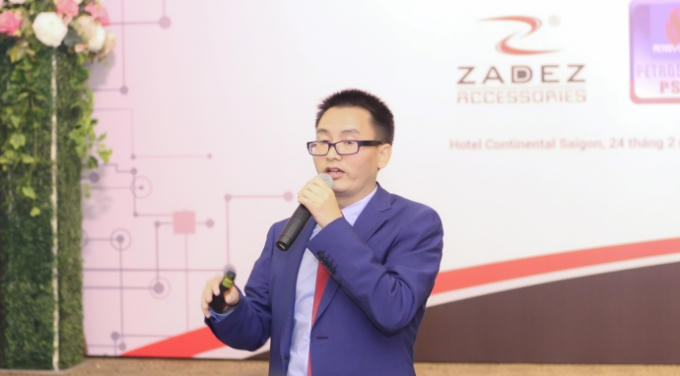 Ông Harvey Yao – Giám đốc kinh doanh quốc tế của ZADEZ Technology Corporation chia sẻ chiến lược phát triển tại thị trưởng Việt Nam.