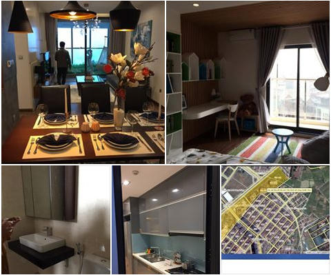 Căn hộ đẹp và đầy đủ nội thất bên trong