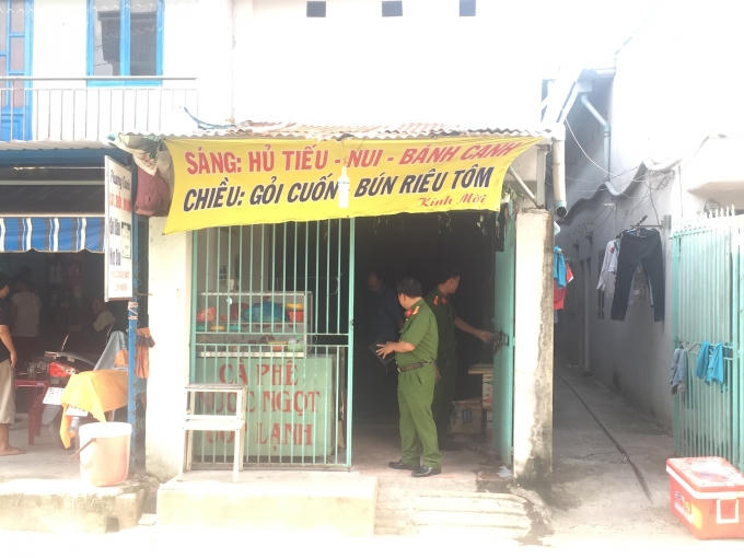 Căn phòng trọ nơi xảy ra vụ việc.