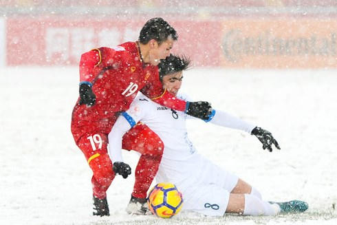 U23 Việt Nam đã bị U23 Uzbekistan đánh bại tại Thường Châu (Ảnh: Getty Images).