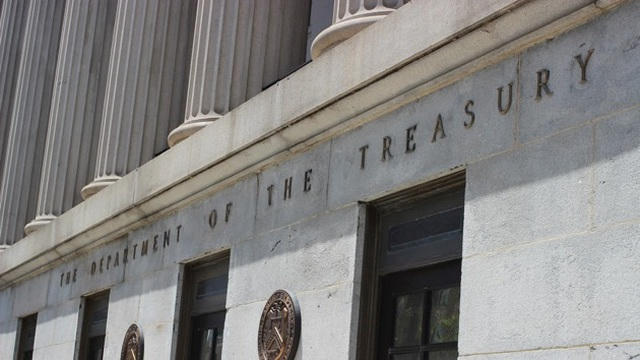 Trụ sở Bộ Tài chính Mỹ ở Washington D.C (Ảnh: Sputnik)