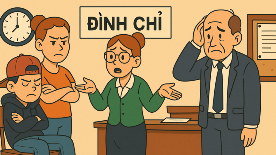 Bỏ hình thức đình chỉ học đối với học sinh vi phạm. (Hình minh họa)