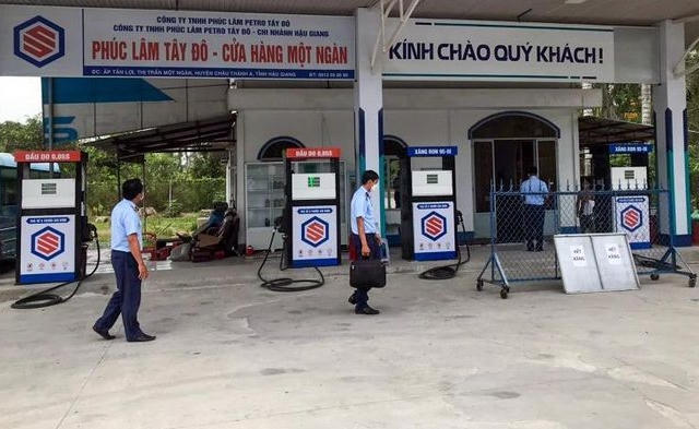 Hậu Giang kiểm tra xử phạt nhiều cửa hàng xăng dầu