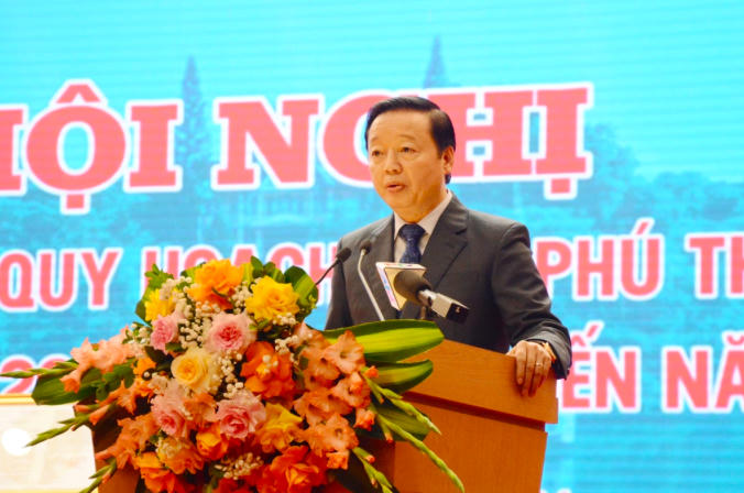 Phó Thủ tướng Trần Hồng Hà phát biểu tại hội nghị diễn ra tại Phú Thọ