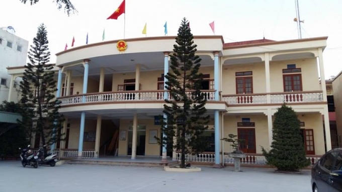 Trụ sở UBND phường Đằng Lâm.