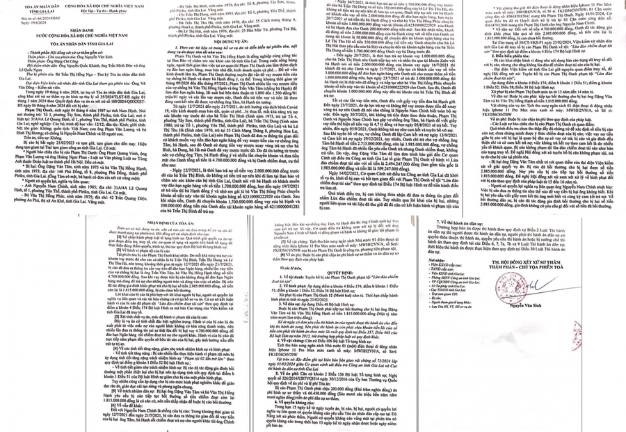 Nội dung Bản án Hình sự sơ thẩm số 66/2024/HSST ngày 19/6/2024 của TAND tỉnh Gia Lai.