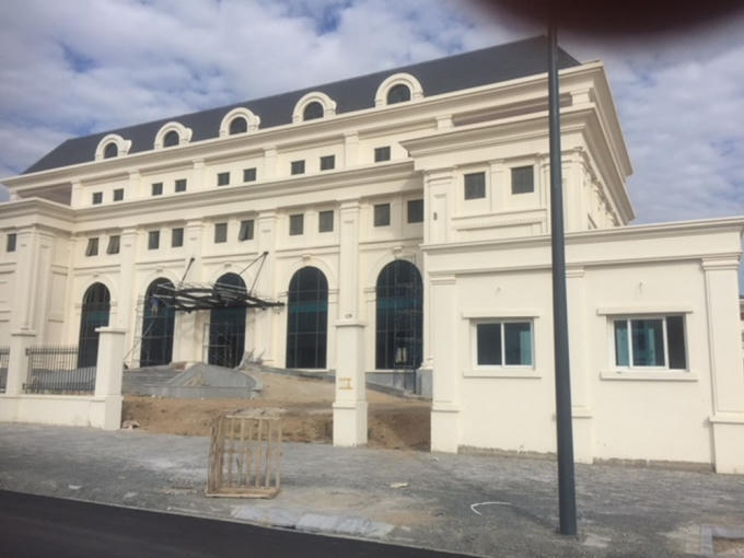 Trụ sở Kho bạc Nhà nước tỉnh Khánh Hòa đang được xây dựng.