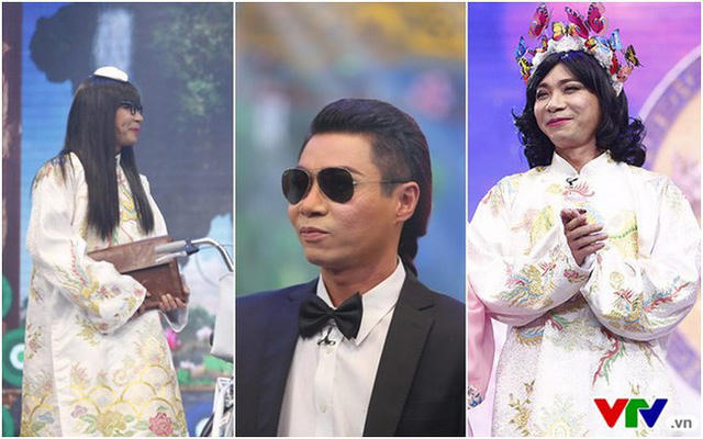 Đến Táo Quân 2017, Cô Đâu đa phong cách với 3 bộ trang phục theo 3 cách tạo hình khác nhau.