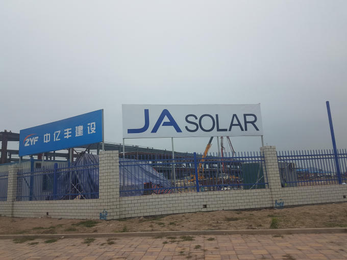 Dự án Ja Solar tại khu công nghiệp Quang Châu - tỉnh Bắc Giang.