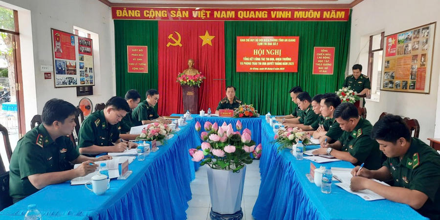 Quang cảnh hội nghị tổng kết công tác thi đua, khen thưởng và phong trào thi đua Quyết thắng năm 2025 tại Cụm thi đua số 2.