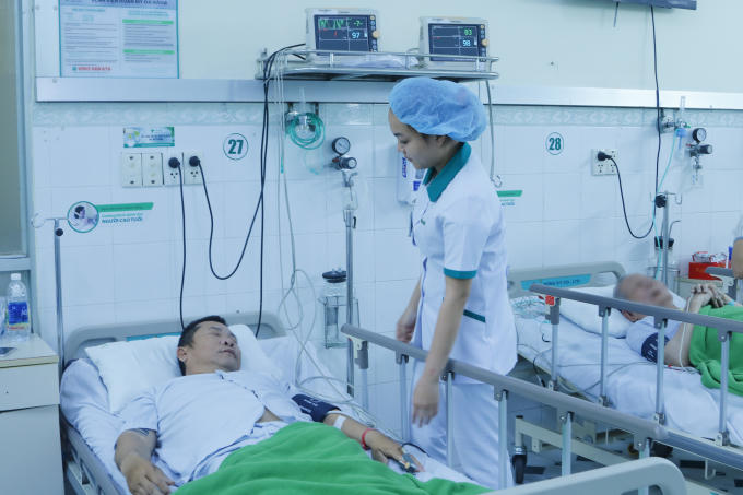 Bệnh nhân Hùng tim bị ngừng đập 20 phút, có dấu hiệu chết lâm sàng.