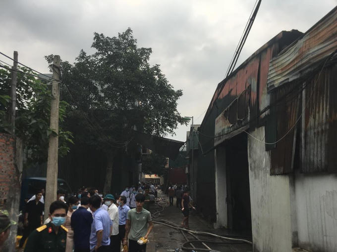 Các nạn nhân đều tử vong trong khu vực xưởng sản xuất thùng nhựa đựng rác của Công ty môi trường 79.