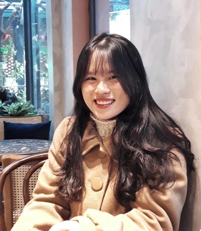 Mai Hương cho biết trong lớp của em có 10 F0 sau một tuần đi học trực tiếp (Ảnh: NVCC).