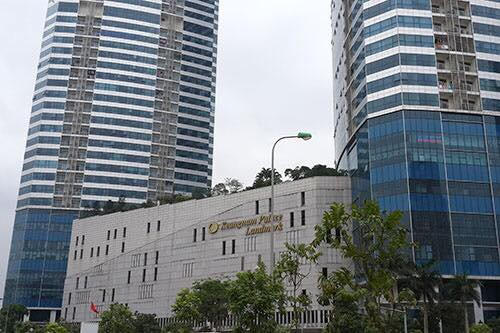 Toà nhà Keangnam - nơi xảy ra sự việc đôi nam nữ tử vong bất thường.