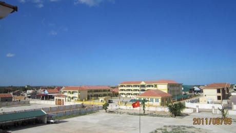 Khu trung tâm xã Kỳ Phương được xây dựng trên khu đồi hoang năm xưa.