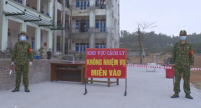 Một khu cách ly tập trung tại Hải Dương do Quân khu 3 quản lý.