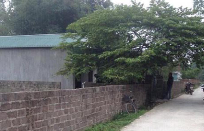 Ngôi nhà nơi xảy ra vụ việc.