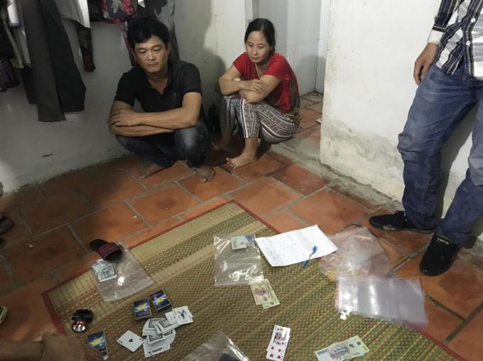 Hiện trường vụ đánh bạc