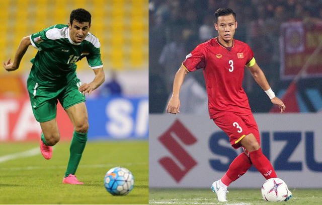 Quế Ngọc Hải sẽ đối diện với tiền đạo nguy hiểm Ayman Hussein