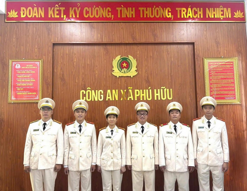 Công an xã Phú Hữu (huyện Nhơn Trạch).