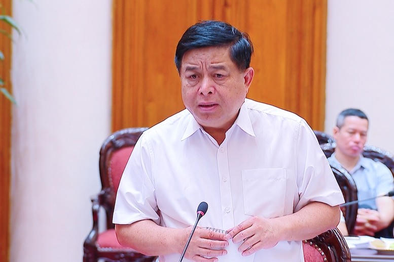 Phó Thủ tướng Nguyễn Chí Dũng phát biểu tại phiên họp - Ảnh: VGP/Nhật Bắc