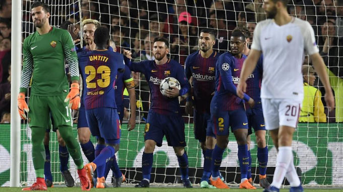 Barca là đội bóng có tỉ số trước. (Ảnh: Reuters)