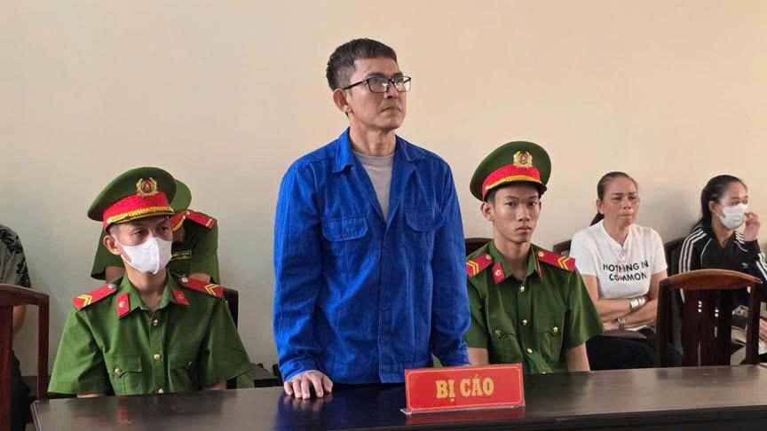 Bị cáo Danh Giáp Dần tại tòa