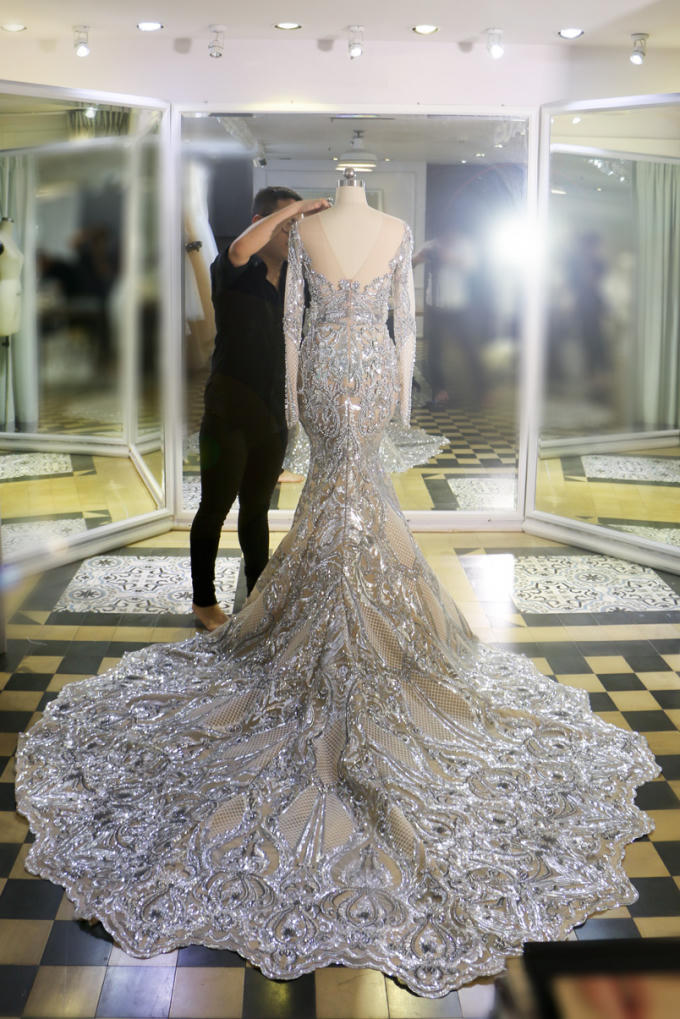 Cận cảnh trang phục dạ hội dự kiến của Lệ Hằng tại Miss Universe 2016