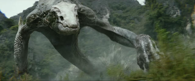 Con quái vật vô cùng to lớn và hung dữ xuất hiện giữa Vân long hoang sơ kì bí