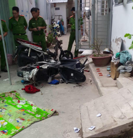 Hiện trường vụ việc. (Ảnh: (báo Thanh niên)