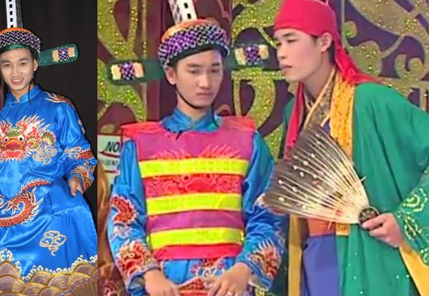 Cách tạo hình khá hài hước của Thành Trung trong Táo Quân.