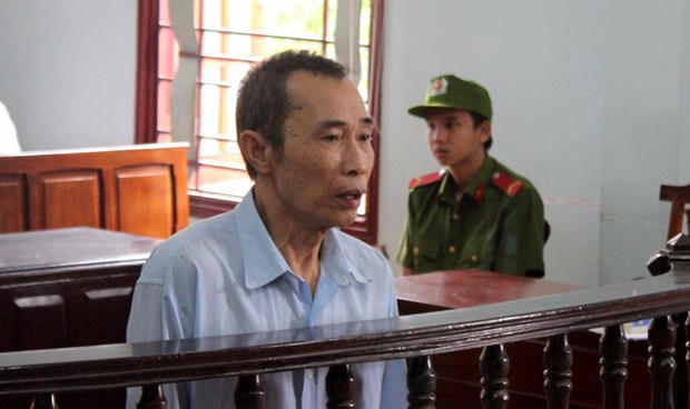 Bị cáo tại phiên tòa xét xử.