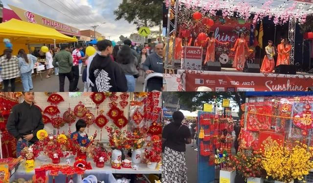 Sắc xuân tại các hội chợ ở Melbourne. (Ảnh: YouTube)