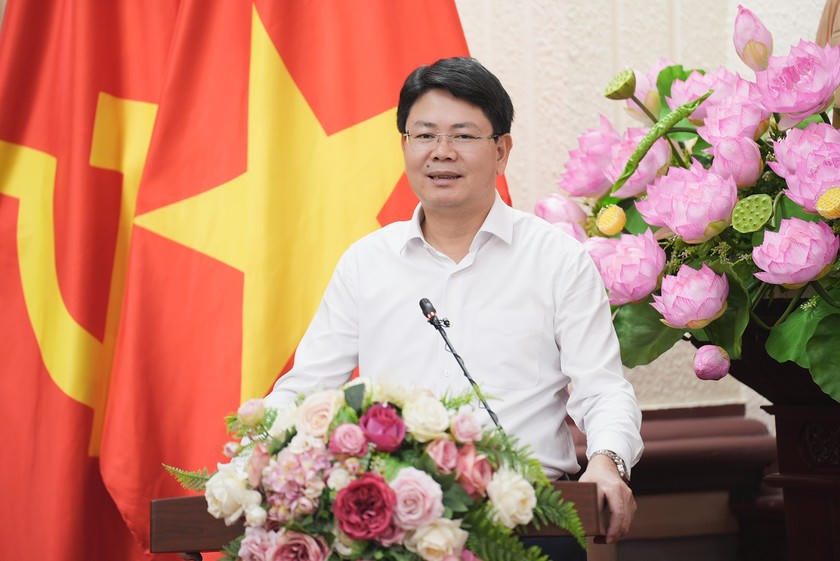 Thứ trưởng Nguyễn Thanh Tịnh phát biểu tại buổi lễ.