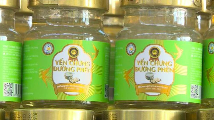 Sản phẩm yến chưng của Công ty TNHH Yến sào Tuấn Dương &TKT.