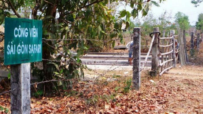 Dự án Công viên Sài Gòn Safari đến nay vẫn chưa thành hình hài do phát sinh nhiều sai sót.
