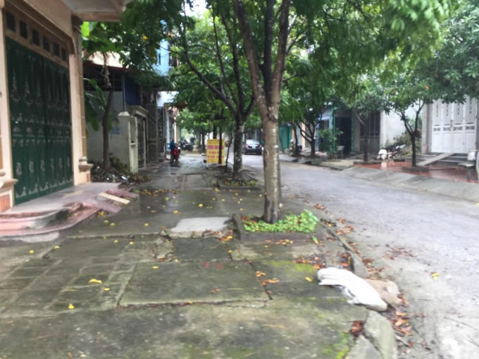 Ngõ vào nhà Trung tá Lê Đức Tùng (Ảnh: Thế Vinh).