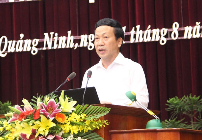 Ông Nguyễn Văn Thành - Phó Chủ tịch UBND tỉnh Quảng Ninh. (ảnh: Minh Long).
