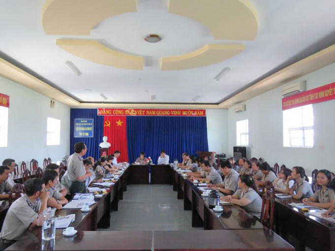 Toàn cảnh buổi làm việc