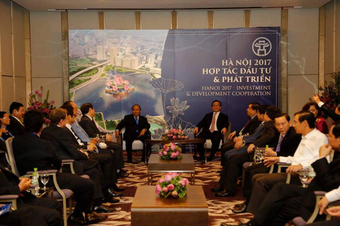 Hội nghị “Hà Nội 2017 - Hợp tác Đầu tư &amp; Phát triển” được tổ chức mới đây tại Hà Nội có sự tham gia của nhiều nhà đầu tư nước ngoài.