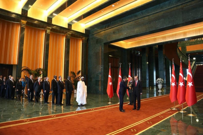 Không chỉ là nhà ở dành cho gia đình Tổng thống Erdogan, cung điện này còn được coi là trung tâm chỉ huy và đón tiếp các phái đoàn quốc tế. (Ảnh: Telegraph)