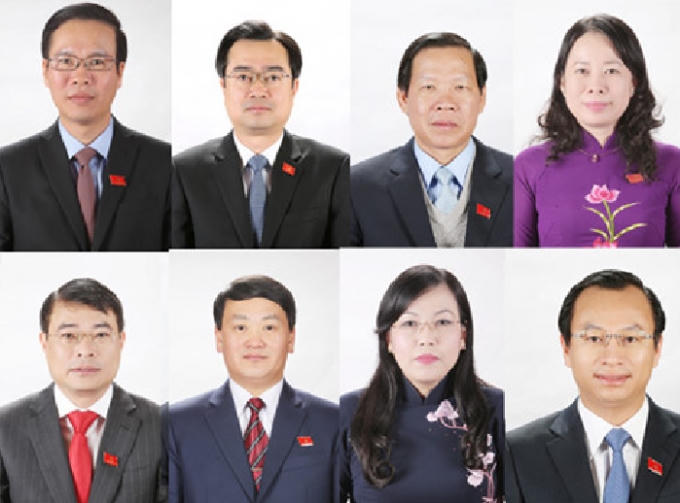 Các ủy viên Trung ương thế hệ 7X.