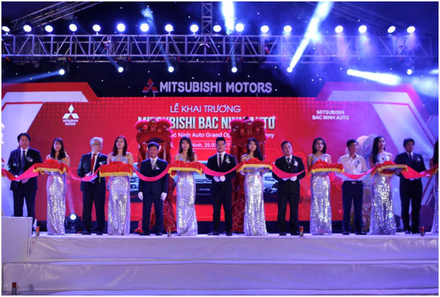 Lễ khai trương đánh dấu việc Công ty TNHH Dương Tuấn chính thức trở thành đại lý ủy quyền 3S của Mitsubishi Motors Việt Nam tạitỉnh Bắc Ninh.