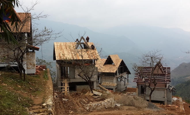Sapa Jade Hill là một trong số ít các dự án ở Sapa có tiến độ xây dựng đạt yêu cầu.