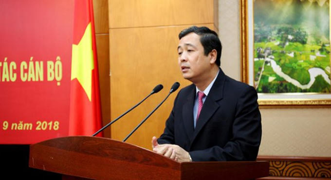 Ông Ngô Đông Hải phát biểu cảm ơn.
