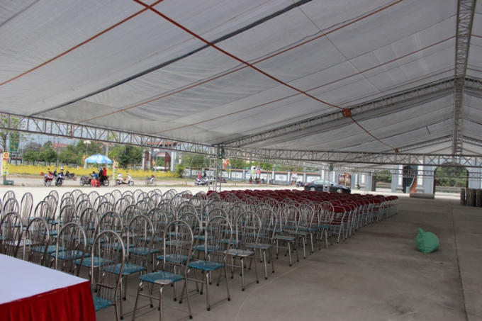 Mọi công tác chuẩn bị cho buổi Lễ khai hội đang được các đơn vị gấp rút hoàn thành.