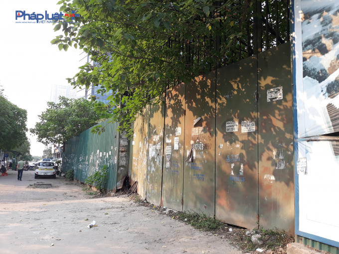 Không có dấu hiệu thi công của dự án.