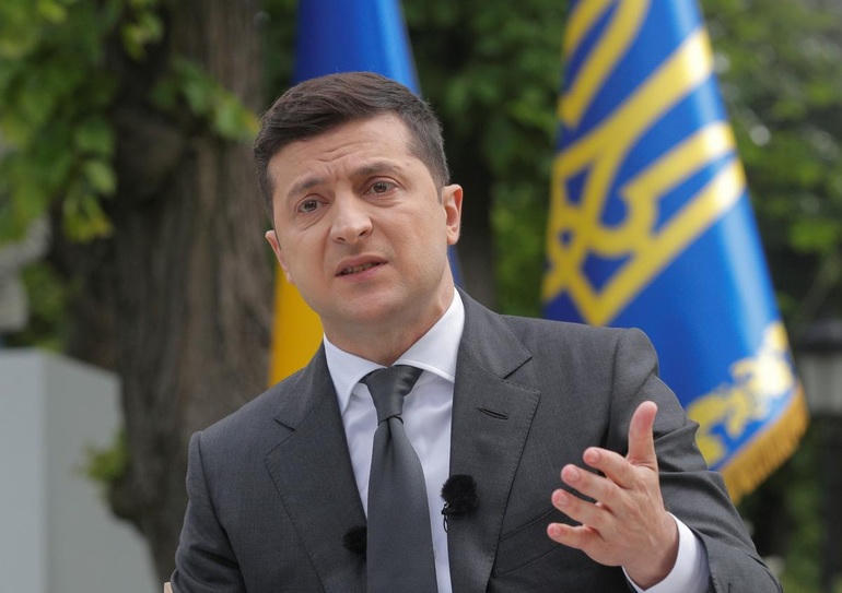 Tổng thống Ukraine Volodymyr Zelensky (Ảnh: Reuters).