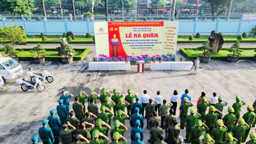 Công an Đồng Nai đồng loạt ra quân trấn áp tội phạm, bảo đảm an ninh dịp lễ lớn.