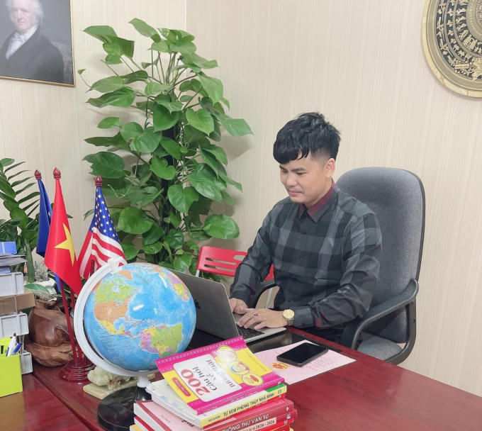Anh Vũ Văn Nam - Giám đốc Công ty Cổ phần Dịch vụ và Thương mại Đất Việt TND.